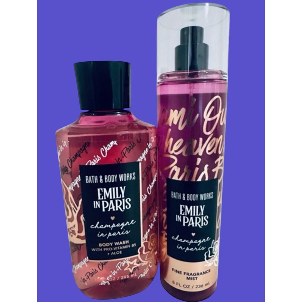 Bath & Body Works Emily In Paris Champagne In Paris Fragrance Mist & Body Wash